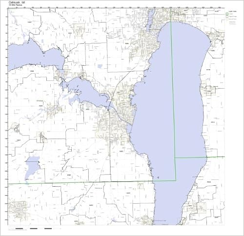 Oshkosh Zip Code Map Oshkosh, Wi Zip Code Map Laminated: Amazon.com: Office Products
