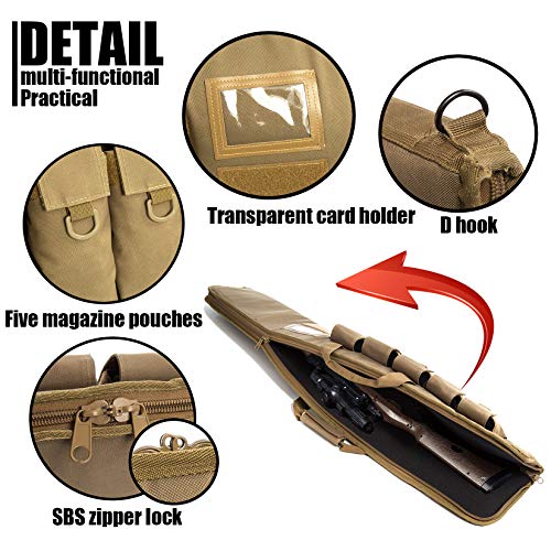 SW SOWLAND Soft Rifle Gun CasePadded Gun Cases Tactical Bags,Outdoor