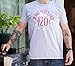 Ann Arbor T-shirt Co. Adult in Dog Years, I'm 420! | 60th Birthday, Funny 60 Year Old Gift, XL, Heather Grey