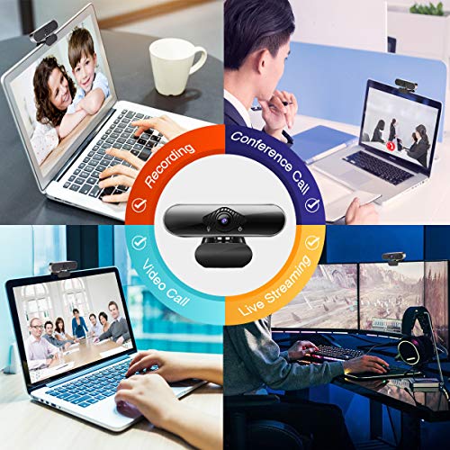 Webcam-with-Microphone-1080P-Laptop-Plug-and-Play-USB-PC-Webcam-Full-HD-Widescreen-Webcam-with-120-Degree-Live-Streaming-View-Angle-Web-Camera-for-Video-Calling-Recording-Conferencing