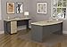Ameriwood Home Pursuit Office Set with Mobile File Cabinet Bundle, Natural