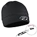 Headlamp Cap Light, 4 LED Beanie Unisex Powercap Hat, Powerful Ultra Bright 48 Lumens, Hands free Easy Push button Switch, Includes Replaceable Batteries, For Indoor & Outdoor, Bonus Jumbl Multi-Tool
