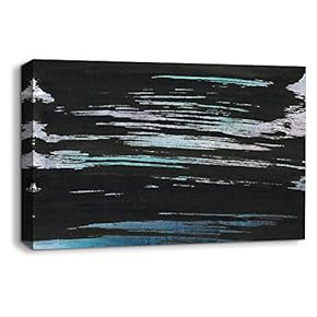 Canvas Wall Art Abstract Ink Storry World Painting Artwork for Home Prints Framed - 12x18 inches