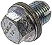 Dorman 65402 Single Oversize Oil Drain Plug M12x1.25 Universal Fit