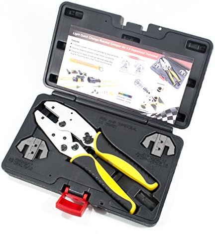 Superseal Connector Terminal Ratcheting Crimping Tool- Includes 2 Dies