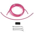 Universal 4mm ID Carburetor Vent Hose Lines Overflow 10'ft Kit Keihin Mikuni Carb Mx ATV Max-Motorsports (Replica Pink), Various (UNI10)