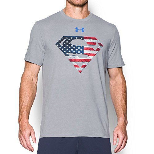 Under Armour Alter Ego Superman USA XL True Gray Heather