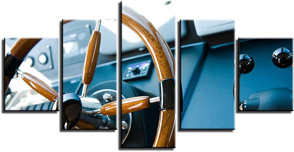 Amazon.com: YZDS Steering wheel5 Pieces Canvas Wall Art Creative Art