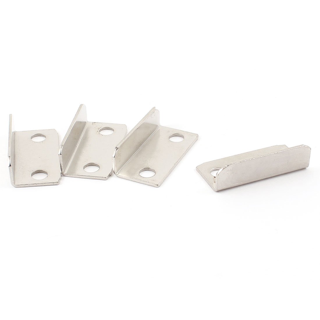 Sourcingmap 4pcs Cabinet Cupboard Drawer Lock Strike Plate Replacements 2.8cmx1.2cmx0.8cm