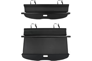 Powerty Cargo Cover for 2019-2023 2024 Subaru Forester Accessories Retractable Rear Trunk Security Cover Shielding Shade Black No Gap