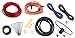 Boss KITZERO 10 Ga Car Amplifier Amp Complete Kit Wiring Installation+Converter