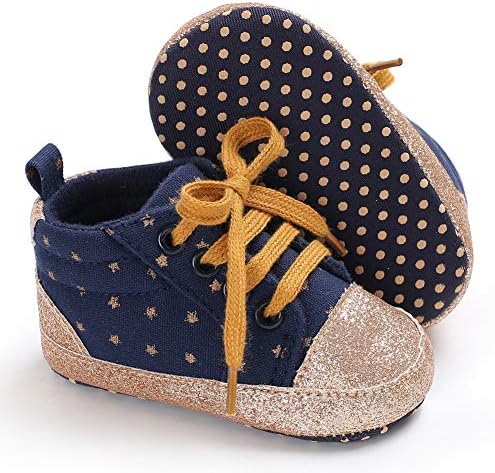 Babycute Infant Canvas Shoes Trainers Soft Sole Casual Sneakers Baby Boys Girls First Walkers Shoes Lace Up