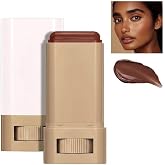 Beauty Balm Serum Enriched Skin Tint Stick &ndash; Face Tint Balm Foundation with Serum Benefits, Buildable Coverage, Moisturizing Concealer Stick for Glowing Skin &amp; Flawless Finish (01 Deep Cocoa)