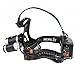 KAZOKU Bright Headlight Headlamp Flashlight Torch 3 CREE XM-L2 T6 LED with 4 PCS Rechargeable Batteries and Wall Charger for Hiking Camping Riding Fishing Hunting