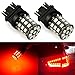 JDM ASTAR AX-2835 Chipsets 3056 3156 3057 3157 LED Bulbs For Brake Light Tail lights Turn Signal, Brilliant Red (Only work for standard socket, not for ck socket)