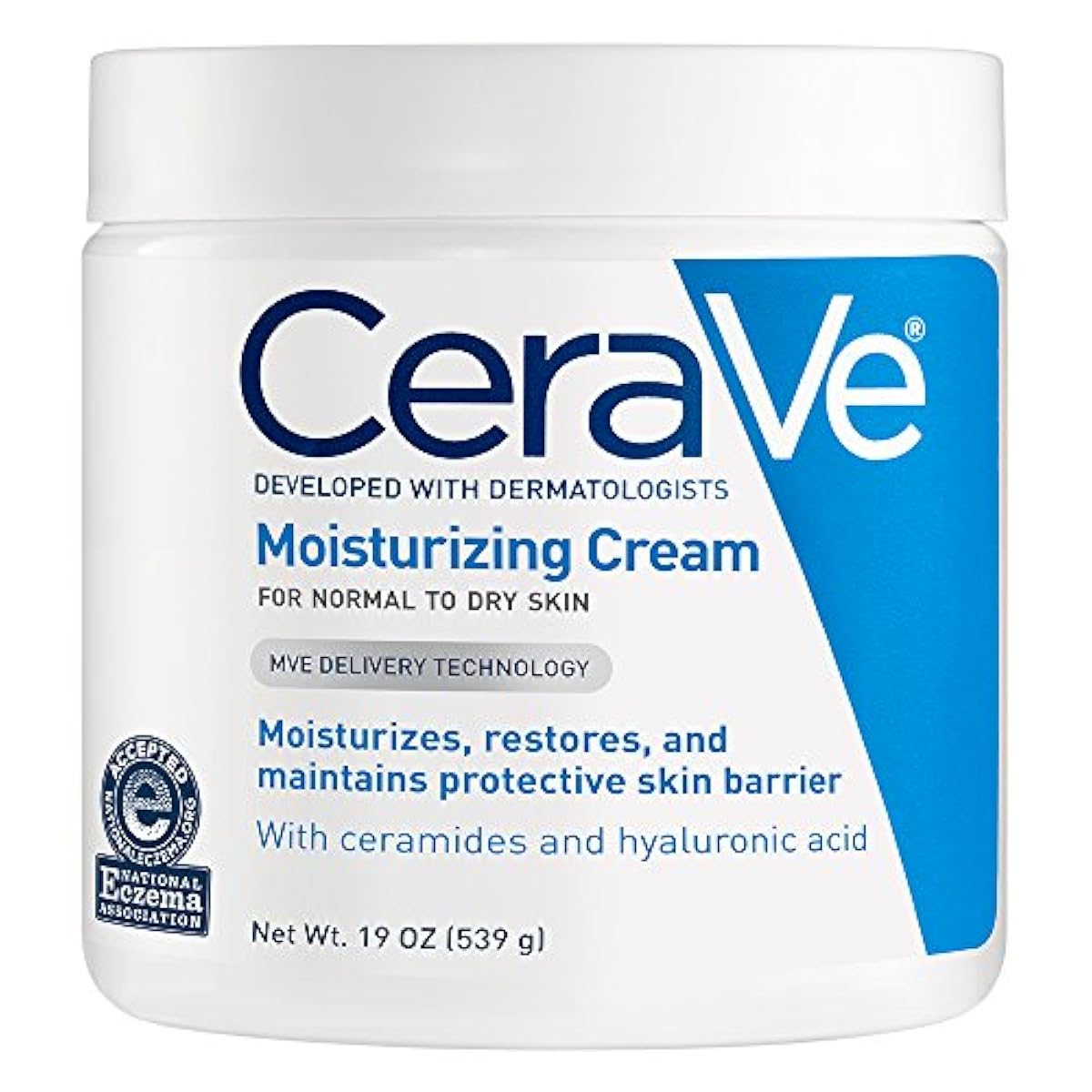 CeraVe Moisturizing Cream 19 Oz Daily Face and Body Moisturizer for