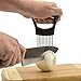 Noosa Life | Onion Holder For Slicing | STORAGE POUCH INCLUDED | Vegetable Potato Cutter Slicer | FULL GRIP HANDLE | Odor Eliminator | Stainless Steel Cutting Kitchen Gadget | Onion Peeler