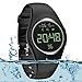 3D Pedometer Watch Sport Wristband IP68 Swimming Water-resistant Fitness Tracker with Accurately Track Steps/Distance/Calorie/Clock/Timer[No App No Phone need]for Walking Running Kid Men Women(Black)