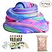 OMENOS Slime Kit Supplies - DIY Science Package for Kids! Girls & Boys! Glue,Glitter,Glow in the Dark,6 Colors,Colorful Foam Balls(Pack of 30)