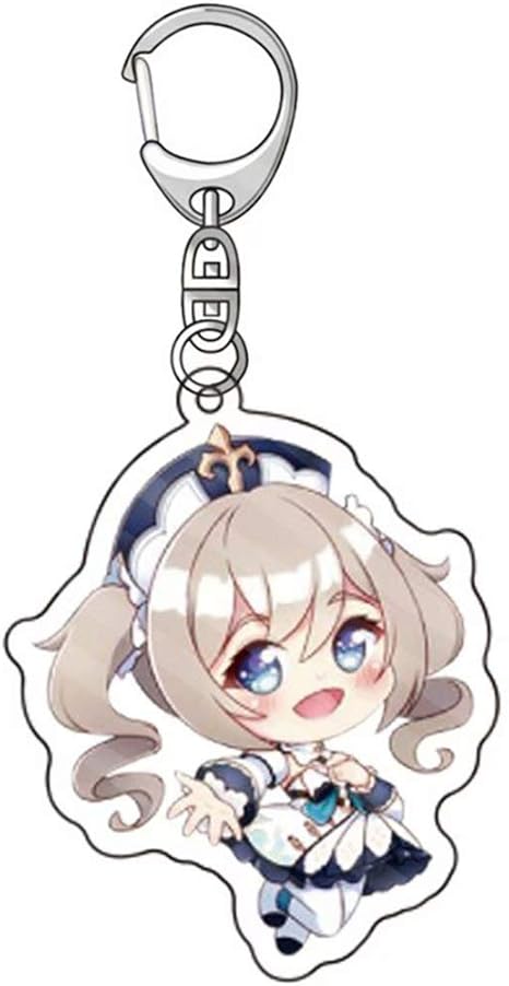 Amazon 原神 げんしん アクリル キーホルダー キャラクター キーチェーン クレー パイモン 鍾離 携帯ストラップ 透明 頑丈 ペンダント バッグ飾り アニメ萌えグッズ プレゼント ギフト アニメ 萌えグッズ 通販