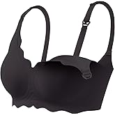 haakaa Nursing Bras for Breastfeeding, Ultra-Comfort Seamless Maternity Bra with Jelly-Strip Support