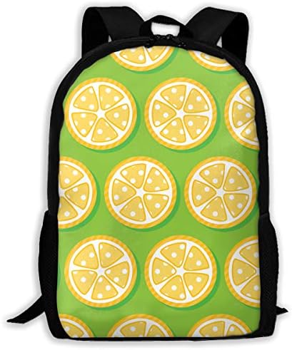 UYILP Yellow Melon Adult Premium Travel Backpack, Water-Resistant College School Bookbag, Sport Daypack, Outdoor Rucksack, Laptop Bag for Men&Women