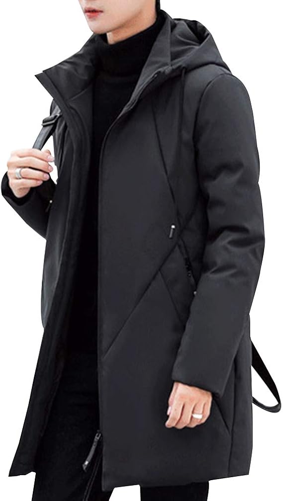 Amazon Mirroryou 中綿コート メンズ アウター 冬 ロング丈 フード付き コート ジャケット 通販