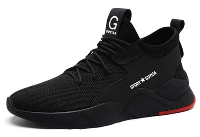 tqgold Sicherheitsschuhe Herren Damen S3 Arbeitsschuhe Schutzschuhe mit Stahlkappe Atmungsaktiv Schutzschuhe Summer Leichtgew