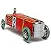 My Toots Vintage Wind Up Racing Car Model Clockwork Tin Toy Collectible Gift