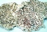 Leopard Print Rabbit Pelt, Large Pelts