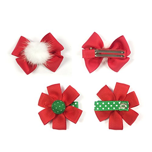 Wrapables Red & Bold Hair Clips (12 Set_