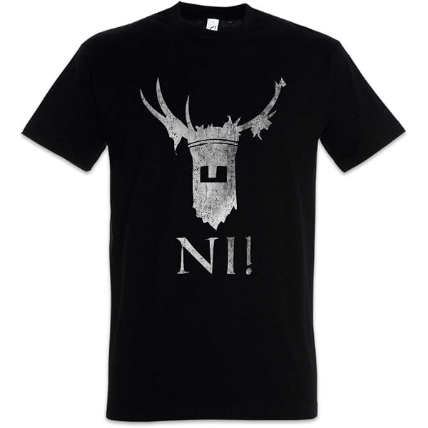 T-Shirt Uomo Urban Backwoods Viking II – Nero, Taglie Forti Fino Alla 5XL, 100% Cotone