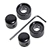 2sets Black Dual Concentric Control Knob for Guitar