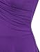 Lotusmile Sundress, Women's Wear to Work Pleated Bodycon Dress,(Medium Purple)