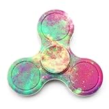 TOLOCO Spinner Fidget Toy Hand Spinner Camouflage,for ADHD EDC Hands Killing Time (S3-Pink stars)