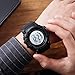 SKMEI Digital Plastic Watches Pupils Wristwatch Waterproof Digital Watch Sport Watches for Men (Black Large)