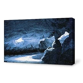 Canvas Wall Art for Living Room,Bedroom Home Artwork Paintings Burrow Structure Ready to Hang - 12x18 inches