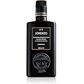 Barbera Lorenzo N° 1 Organic Extra Virgin Olive Oil PDO Valli Trapanesi, 16.9 fl oz | Premium Sicilian EVOO from Organic Cerasuola Olives | Bold Fruity Flavor & Cold-Pressed Quality