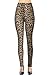 VIV Collection One Size Print Fashion Leggings, Baby Leopard