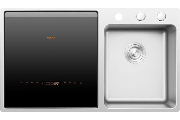 FOTILE SD2F-P5L VersaWashÃ¢â€žÂ¢ 3-in-1 In-Sink Produce Cleaner and Dishwasher with 360Ã‚Â° Cleaning, Child Lock, Energy Efficient for Space-Saving Hygienic Kitchen Solutions (Dishwasher on the Right)