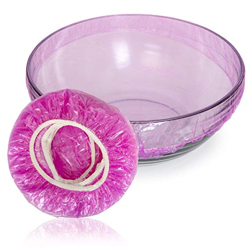 image for Besti Set of 96 Colorful Elastic Food Storage Covers | Reusable Fitted
