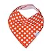 Snap Buttons Cotton Baby Bandana Drool Bibs Saliva Towel for Set of 4 Baby Feeding
