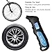 Koky Digital Tire Pressure Gauges 100 PSI 4 Setting with Backlit LCD Display and Non-Slip Grip Tire Gauge for Cars and Motorcycles
