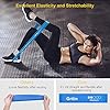 Gritin Resistance Bands, [Set of 5] Skin-Friendly Resistance Fitness Exercise Loop Bands with 5 Different Resistance…
