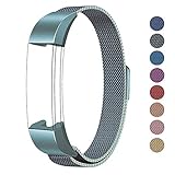 SWEES Metal Bands Compatible Fitbit Alta, Fitbit Alta HR & Fitbit Alta Ace, Milanese Stainless Steel Replacement Accessories Small Large for Women Men, Silver, Black, Rose Gold, Colorful, Champagne