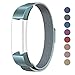 SWEES Metal Bands Compatible Fitbit Alta, Fitbit Alta HR & Fitbit Alta Ace, Milanese Stainless Steel Replacement Accessories Small Large for Women Men, Silver, Black, Rose Gold, Colorful, Champagne