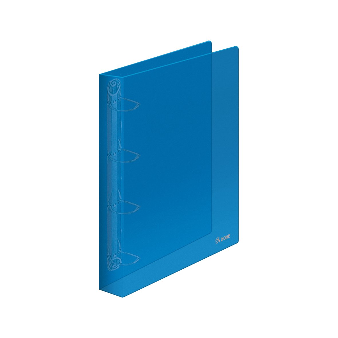 Dohe 90401 – A4 Polypropylene Ring Binder, Four 25-mm Rings, Blue