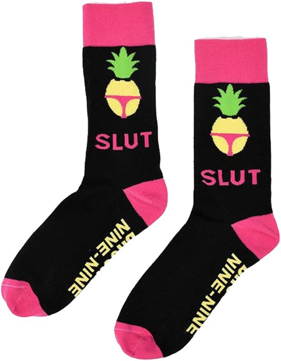 Brooklyn NineNine Pineapple Slut Socks Amazon.ca Clothing & Accessories