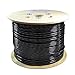 Dripstone-600023 1000ft CAT6 Bare Copper FTP Direct Burial Solid Ethernet Cable 23AWG CMX Outdoor Waterproof Wire HDPE insulated Polyethylene
