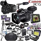 Canon XC15 4K Professional Camcorder Studio Bundle